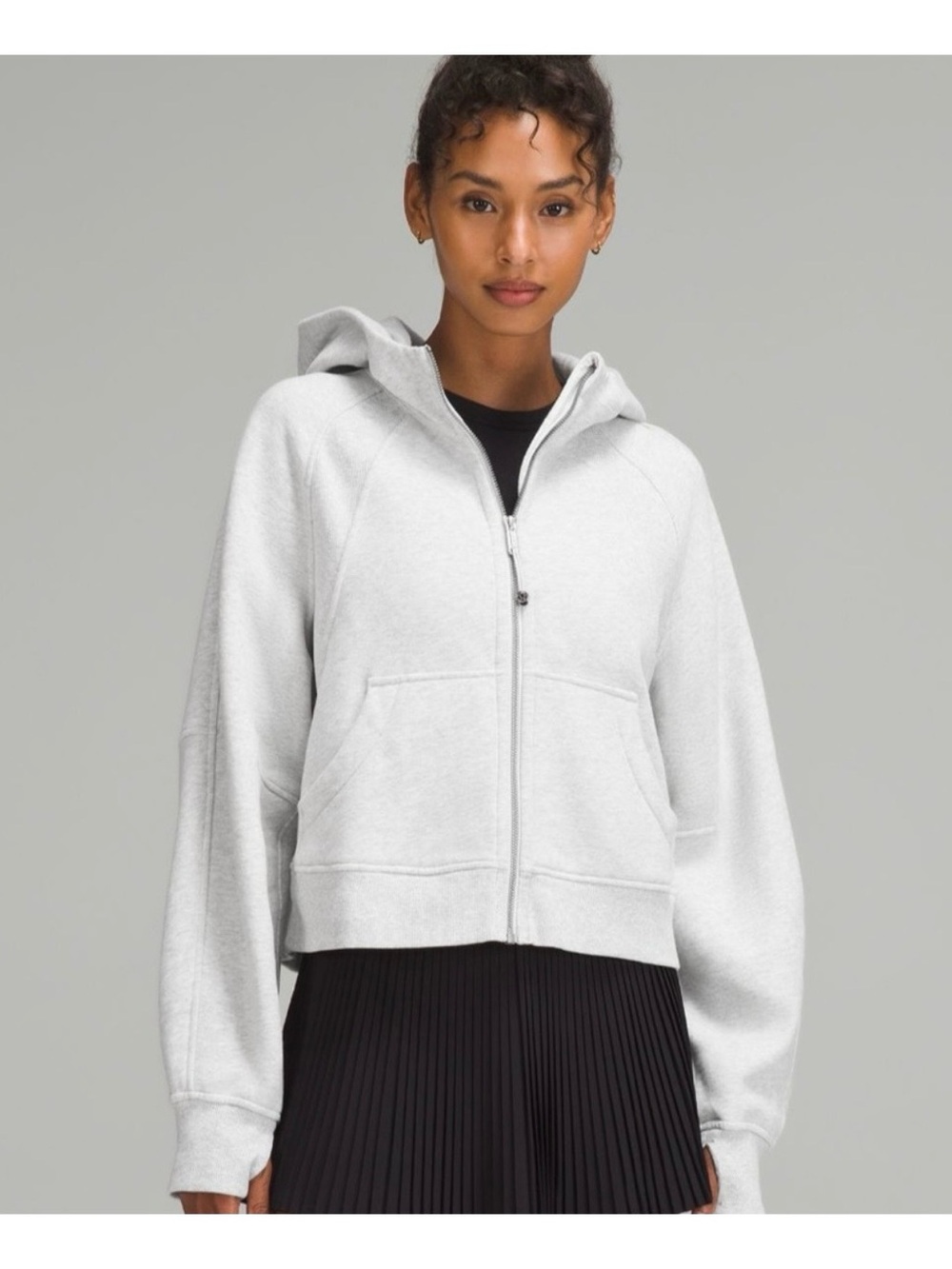 Lulu Heathered Core Ultra Light Grey